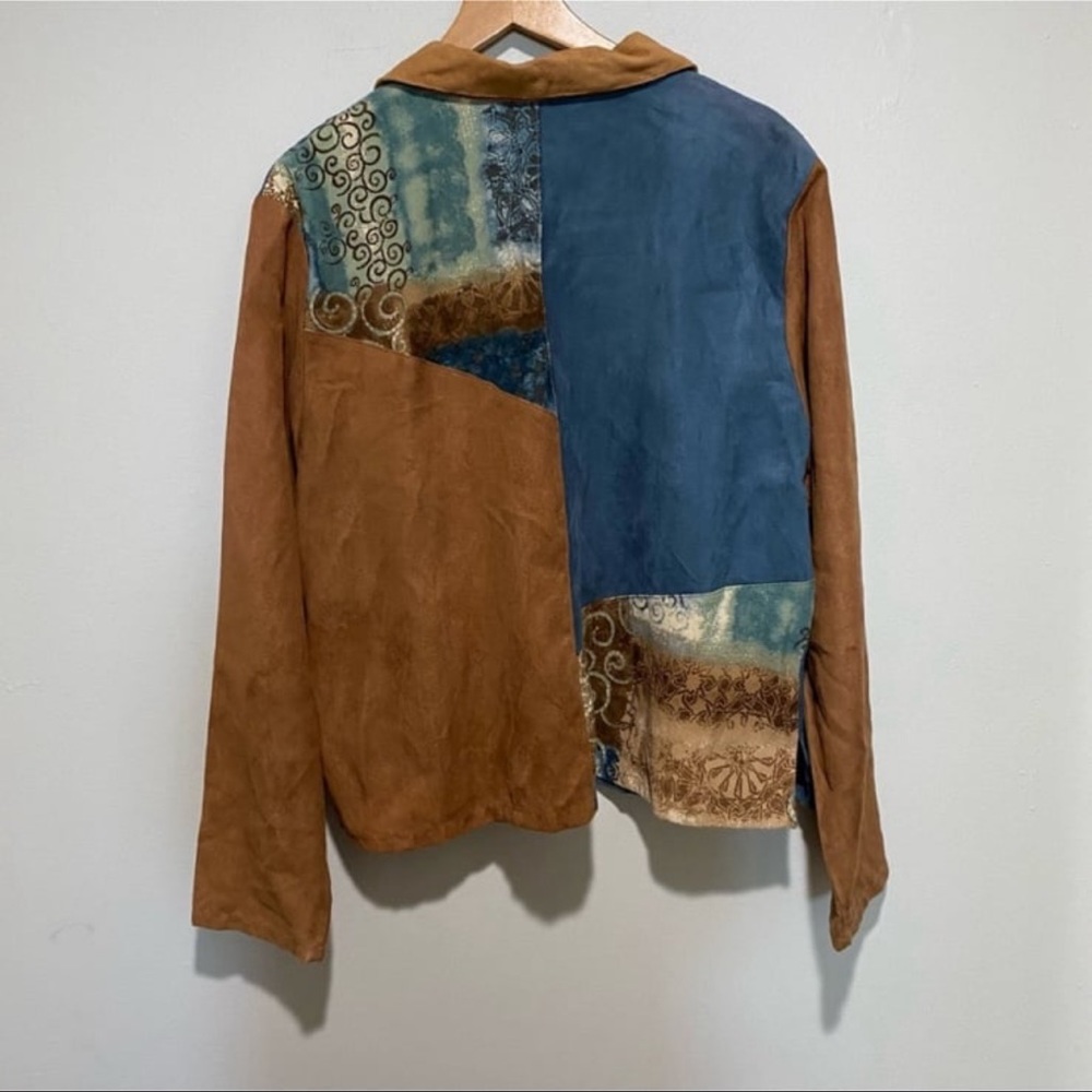 Napa Valley Embraided Patchwork Buttoned Down Wom… - image 2